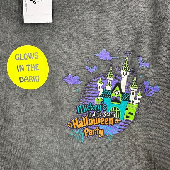 Disney Mickeys Not So Scary Halloween Party Shirt 2023 Glow In The Dark Small - Picture 3 of 8